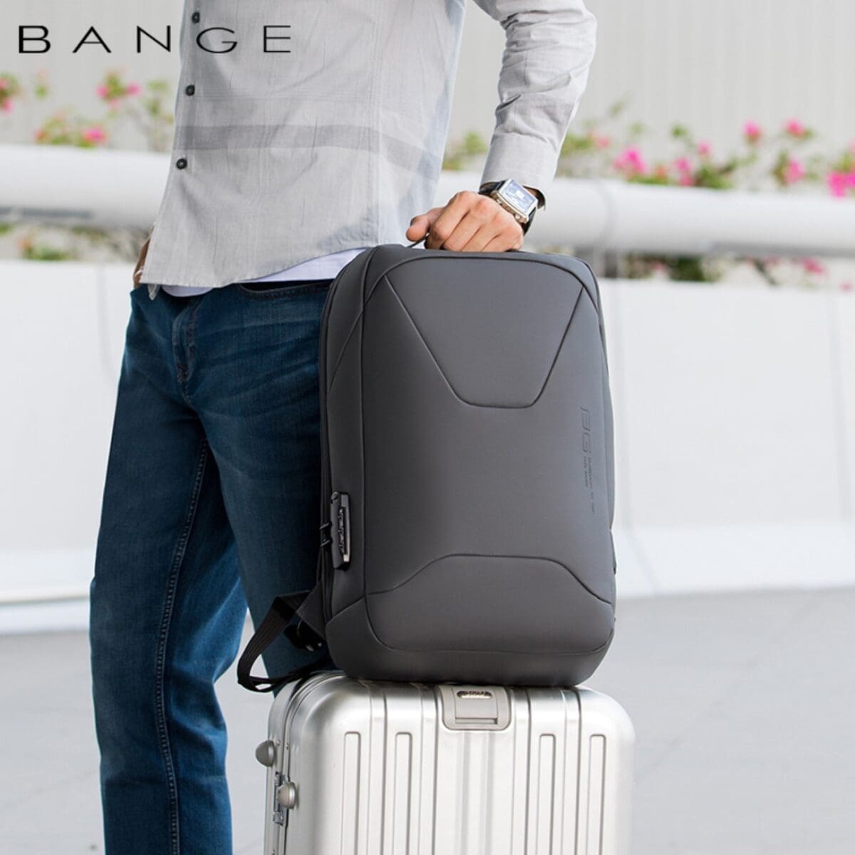 کوله پشتی لپ تاپ بنج مدل 22188 Bange مناسب برای لپ تاپ 15.6 اینچی