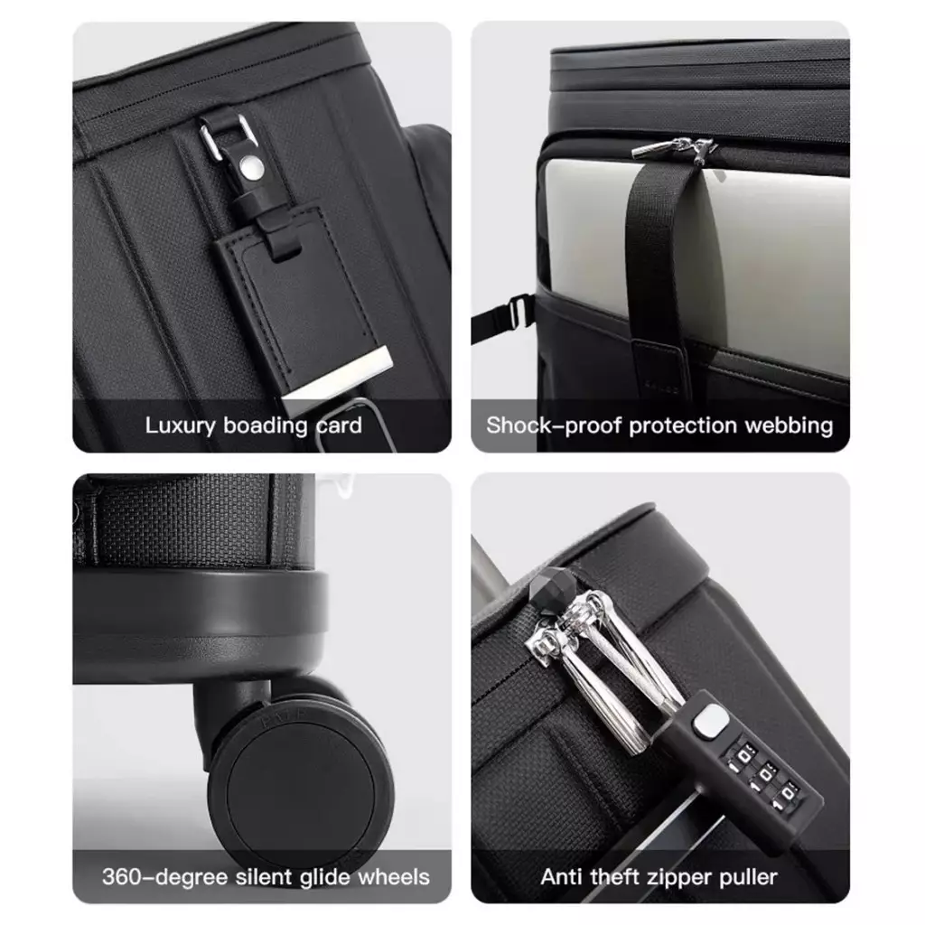 چمدان ضد سرقت بنج مدل yl200 با ظرفیت 52 لیتر